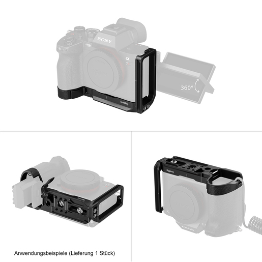 SmallRig 6706 L-förmige Montageplatte Sony A7R VI