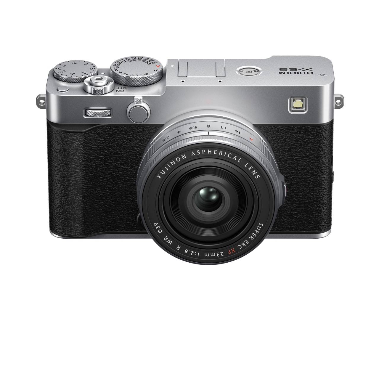 Fujifilm X-E5 silber + XF 23mm 2.8 R WR Kit