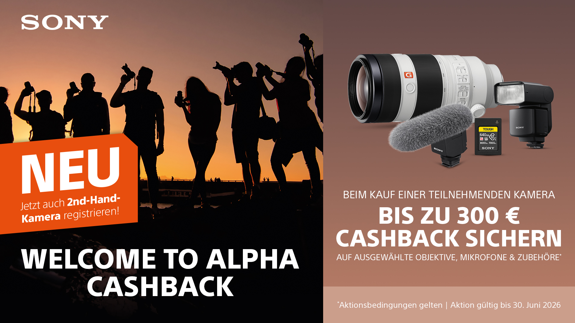 sony welcome cashback 26