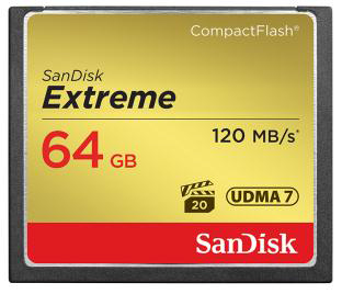 SanDisk 64GB CompactFlash Extreme