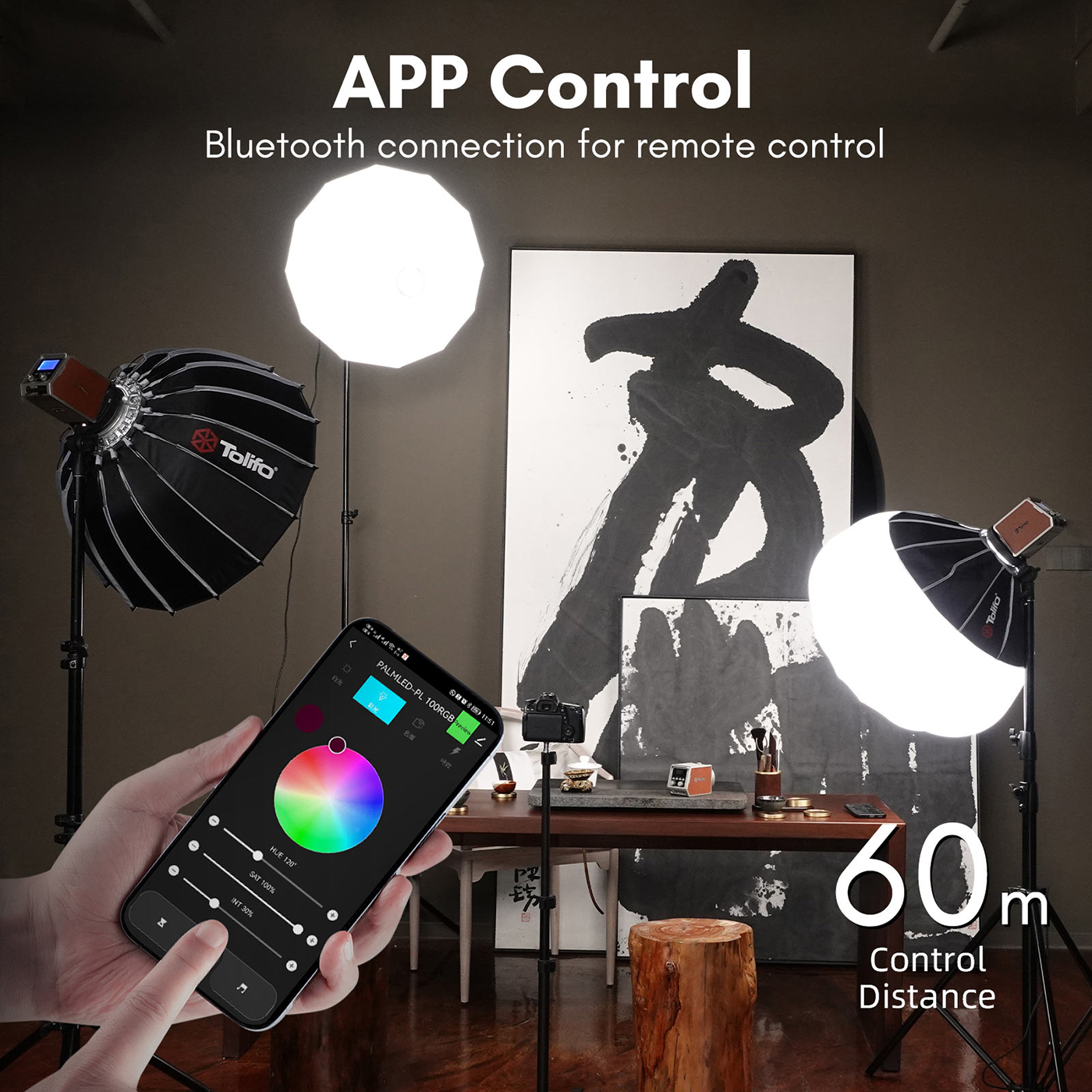 Tolifo PL-100RGB Palm LED-Set