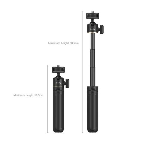 SmallRig VK-30 II Vlog Stativ Kit 4367 – Smartphone Tripod mit LED-Licht