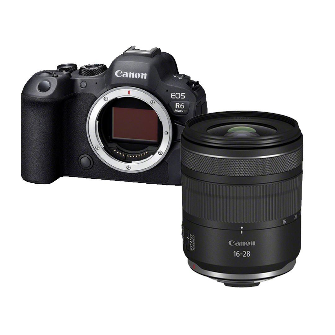 Canon EOS R6 Mark II + RF 16–28mm F2.8 IS STM | Ultraweitwinkel Bundle