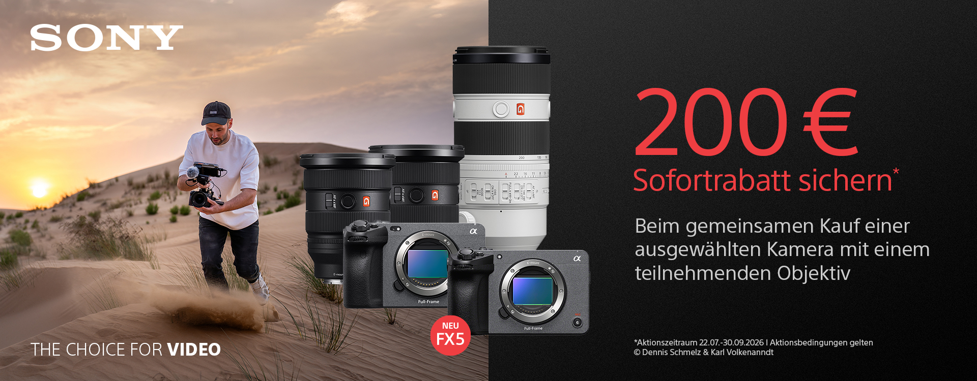 Sony FX WBW Aktion