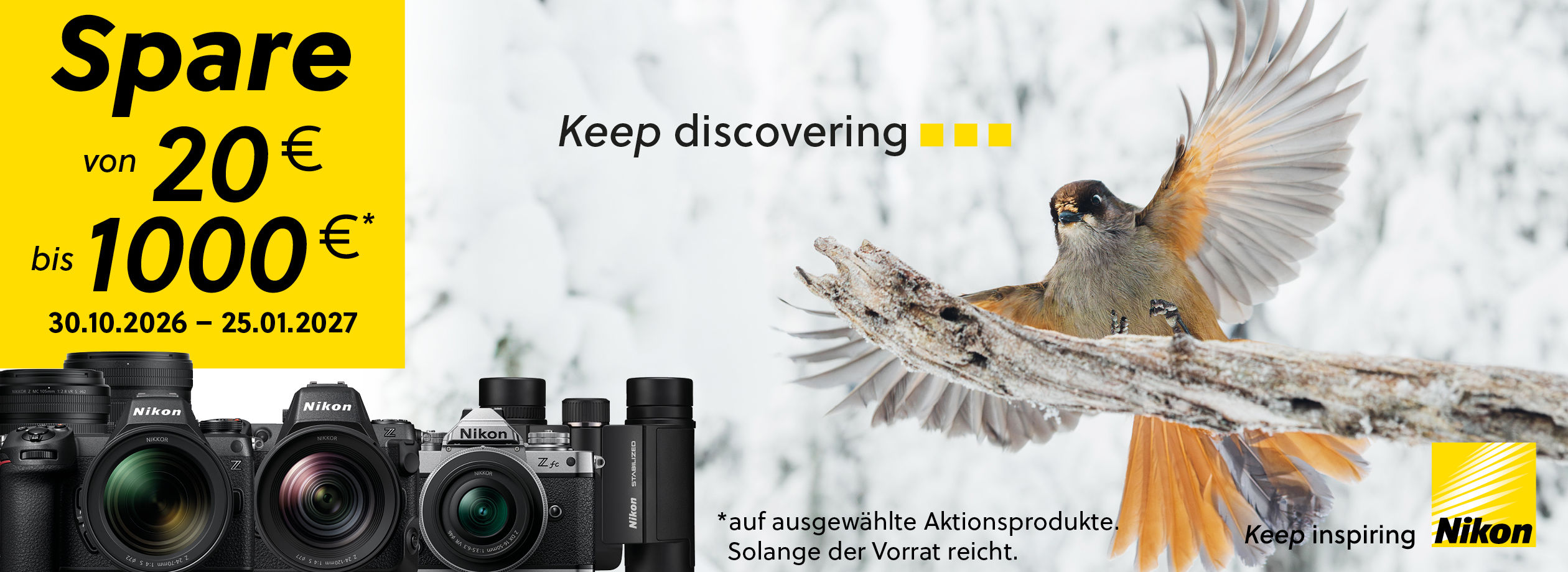Nikon Winter Sofortrabatt 2026